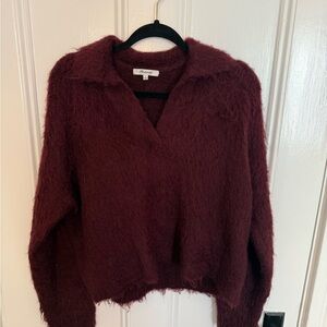 Lush Burgundy Women's Sweater